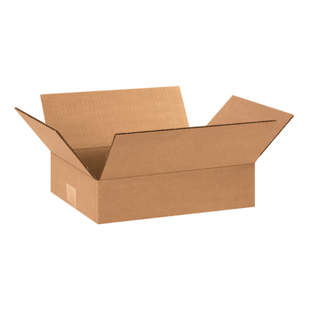 12 x 9 x 3" Flat Corrugated Boxes