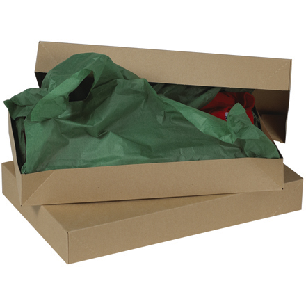 15 x 9 <span class='fraction'>1/2</span> x 2" Kraft Apparel Boxes