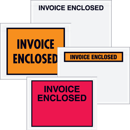 "Invoice Enclosed" Envelopes