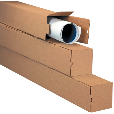 5 x 5 x 18" Kraft Square Mailing Tubes