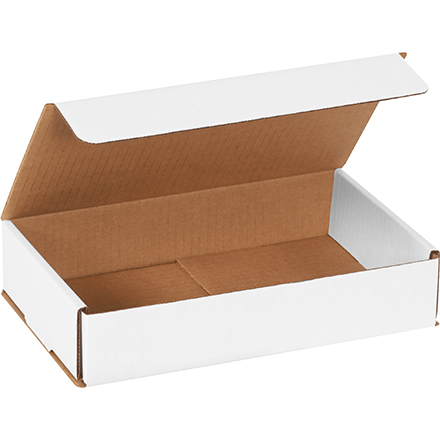 10 x 6 x 2" White Corrugated Mailers