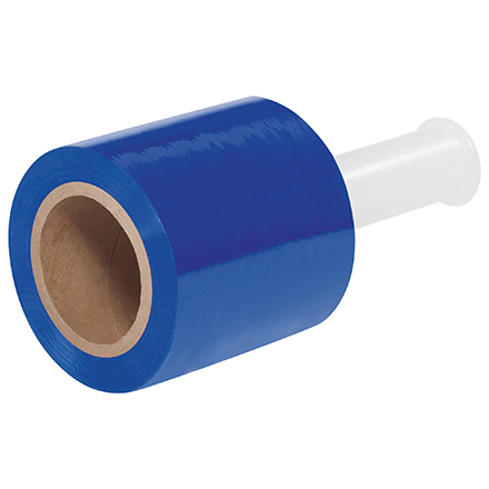 5" x 80 Gauge x 1000' Blue Bundling Stretch Film