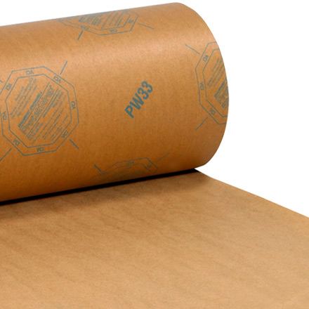 48" x 200 yds. VCI Paper 30 lb. Waxed Industrial Rolls